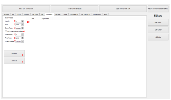  Buy Rate Editor
